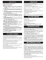 Preview for 1 page of Tracmaster BCS630 Operating Instructions & Safety Notes