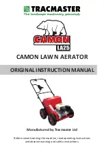 Tracmaster CAMON LA25 Original Instruction Manual preview