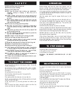 Preview for 2 page of Tracmaster Stella SM50 Operating Instructions & Safety Notes