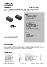 TRACO POWER TMR 3 Series Application Note preview