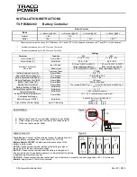 TRACO POWER TSP BCMU360 Installation Instructions preview