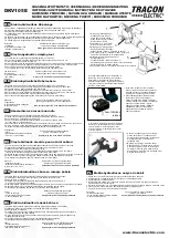 Preview for 1 page of Tracon Electric DKV105E User Manual