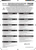 Preview for 2 page of Tracon Electric HLF-02 User Manual