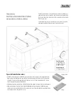 Preview for 2 page of TracRac TracVan Double Installation Instructions Manual