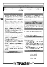 Preview for 4 page of Tractel Group AM53 Operating And Maintenance Instructions Manual