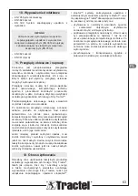 Preview for 63 page of Tractel 251649 Installation, Operating And Maintenance Manual