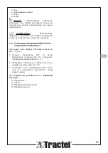 Preview for 67 page of Tractel 251649 Installation, Operating And Maintenance Manual