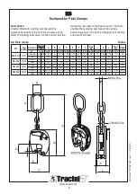 Preview for 6 page of Tractel 50238 User Operating And Inspection Manual