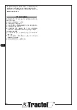 Preview for 62 page of Tractel 86009 Installation, Utilization And Maintenance Manual