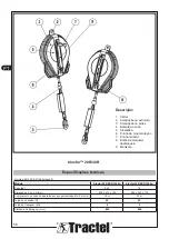 Preview for 56 page of Tractel blocfor 20R ESD User And Maintenance Manual