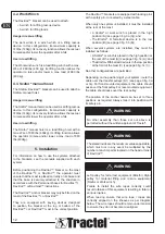 Preview for 12 page of Tractel Blocfor Installation, Operating And Maintenance Manual