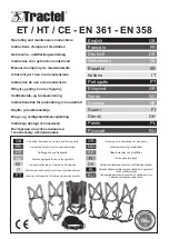 Tractel CE Series Operating And Maintenance Instructions Manual preview