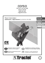 Tractel Corso LT-10B Operation And Maintenance Manual preview