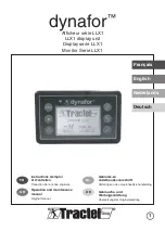 Tractel dynafor LLX1 Series Operation And Maintenance Manual preview