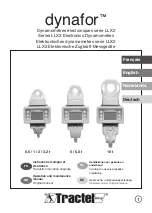 Tractel Dynafor LLX2 0.5 t Operation And Maintenance Manual preview