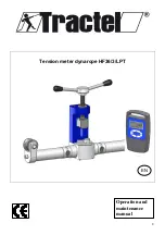 Preview for 1 page of Tractel Dynarope HF36/3/LPT Operation And Maintenance Manual