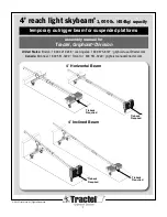 Tractel Griphoist Skybeam Assembly Manual preview