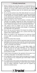 Preview for 5 page of Tractel Handifor 100 Installation, Operating And Maintenance Manual