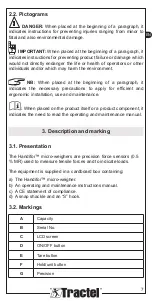 Preview for 7 page of Tractel Handifor 100 Installation, Operating And Maintenance Manual