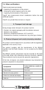 Preview for 14 page of Tractel Handifor 100 Installation, Operating And Maintenance Manual