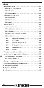 Preview for 140 page of Tractel Handifor 100 Installation, Operating And Maintenance Manual