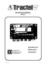 Tractel HF 87 Operating And Maintenance Instructions Manual предпросмотр