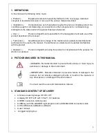 Preview for 4 page of Tractel HF36/1/LPT Operation And Maintenance Manual