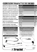 Tractel LCM Operating And Maintenance Instructions Manual preview