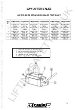 Preview for 79 page of Tractel magfor Instructions For Use Manual