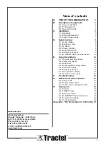 Preview for 2 page of Tractel solo 2000 Installation And User Manual