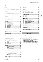 Preview for 13 page of Tractel Tirak MWX 1020 Original Operation And Installation Manual