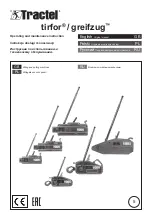 Tractel tirfor T-508D Operating And Maintenance Instruction Manual preview