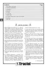 Preview for 2 page of Tractel tralift 0.5 t. Operating And Maintenance Instruction Manual