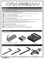 Preview for 2 page of Traction Hobby Cragsman Off-Road Performance Instruction Manual