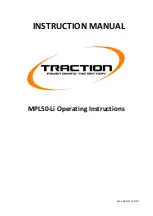 Preview for 1 page of TRACTION MPL50-Li Instruction Manual