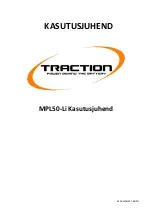 Предварительный просмотр 37 страницы TRACTION MPL50-Li Instruction Manual