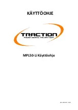 Предварительный просмотр 52 страницы TRACTION MPL50-Li Instruction Manual