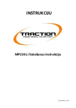 Предварительный просмотр 96 страницы TRACTION MPL50-Li Instruction Manual