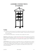 Tractor Supply D-WA006PST Assembly Instructions предпросмотр