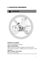 Preview for 16 page of Tractor Supply M150 Owner'S/Operator'S Manual