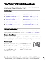 Preview for 1 page of TracVision C3 Installation Manual