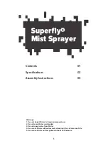 Preview for 3 page of Trade Tested Superfly X Manual