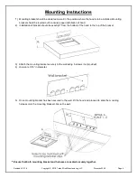 Preview for 6 page of Trade-wind 3000 Slim Line Series Installation Instructions & Use & Care Manual