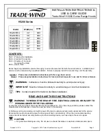 Предварительный просмотр 3 страницы Trade-wind H3200 Series Installation Instructions & Use & Care Manual