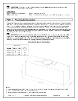 Preview for 5 page of Trade-wind I3200 Series Installation Instructions & Use & Care Manual