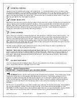 Preview for 5 page of Trade-wind PMB02 Installation Instructions & Use & Care Manual