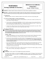 Preview for 10 page of Trade-wind S7200CD Series Installation Instructions & Use & Care Manual