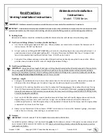 Preview for 8 page of Trade-wind T7200 Series Installation Instructions & Use & Care Manual