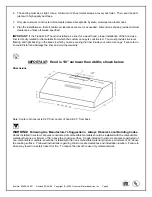 Preview for 3 page of Trade-wind ULT2820 Installation Instructions And Use And Care Manual