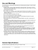 Preview for 2 page of Tradecraft Specialties BOAT-5 Instruction Manual